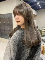 ヘアー アイス ルーチェ(HAIR ICI LUCE)&nbsp;グレージュ オリーブグレージュ 透明感カラー 春カラー/林