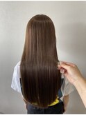 トリートメント／西尾／碧南／髪質改善／ブラウン／ロング
