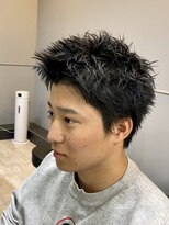 アビールブレ 新潟万代(ABEY LEVRAI)&nbsp;新潟スパイキーショート　新潟メンズパーマ