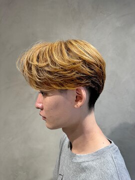 ニコ トウキョウ ヨコハマ(nico) メンズ/センターパート/ニュアンスパーマ