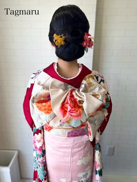 タグマル 振袖着付けヘアセット☆