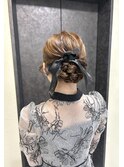 人気No.1＊王道アップスタイル/結婚式.お呼ばれ