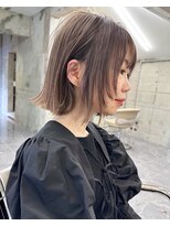 サイン 渋谷(SIGN) レイヤーカットグレージュブリーチ無し