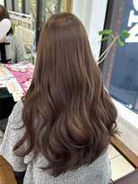 チョコブラウン  アッシュブラウン  透明感カラー