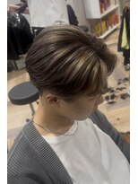 シエル 立川店(CIEL)&nbsp;CIEL立川×木村優作　メンズバレイヤージュ／センターパート