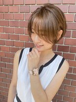 コワファーストナガサキシャンプーボーイ(COIFF1RST NAGASAKI SHAMPOO BOY) 大人可愛い20代30代40代黒髪前下がりショートボブ丸みショート◎