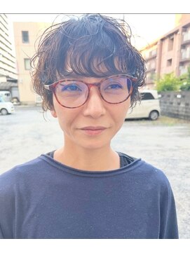 ヘアーメイク ストーリィー(hair make STORY) ショートのデジタルパーマ￥14300