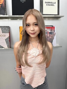 ペレ 梅田(PELE) ミディアムヘア/デザインカラー/フェイスフレーミング/梅田