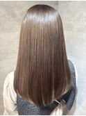 ナチュラルブラウン/アッシュ/髪質改善/初カラー/学生【たいし】