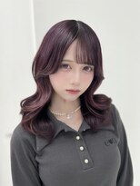 ラルム 新宿(LARME SHINJUKU)&nbsp;☆韓国風顔周り×艶感ラベンダー☆トレンド韓国ヘア