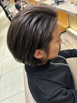 ピークアブー 銀座並木通り(PEEK-A-BOO)&nbsp;白髪ぼかしハイライト/大人男性カラー/アッシュブラウン