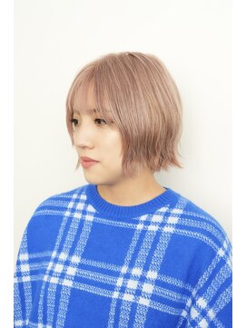 ログ(LOG) 初ブリーチにおすすめ◎柔らかピンクベージュ◎高松