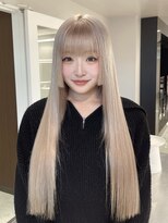 ジーナリア(Xena ria)&nbsp;【MEI】ホワイトミルクティーベージュ/垢抜け抜群ハイトーン