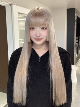 ジーナリア(Xena ria) 【MEI】ホワイトミルクティーベージュ/垢抜け抜群ハイトーン