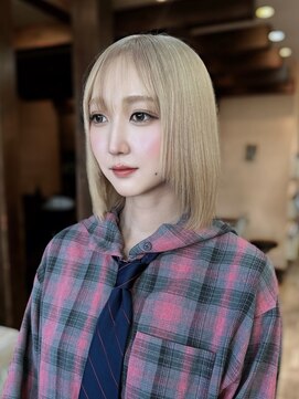 モアムー(Moremuu) 【Maho】ミルクティーブロンド