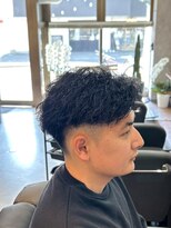 ザ クラン バイ ヘッドライト 仙台長町店(THE CLAN by HEADLIGHT)&nbsp;【フェード×ツイストスパイラル×アップバング】