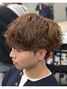 オーバルバイアピッシュ(OVARL by apish) 波巻きパーマ波巻きシャドウパーマメンズパーマメンズサロン