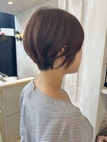 キャアリー(Caary)&nbsp;福山Caary春ショートヘアカジュアルショートボブ似合わせカット