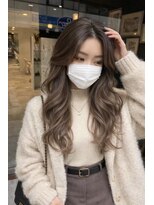 アース 四日市店(HAIR&MAKE EARTH) 【大人可愛い韓国ヘア】モカグレージュ×ヨシンモリ