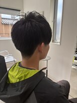 コーセイ(CO-SEI) メンズカット刈り上げマッシュツーブロック爽やかビジカジ黒髪