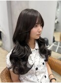【大久保凜香】艶感たっぷりラベンダーグレージュ