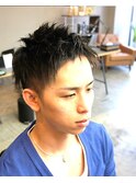 アップバングショート