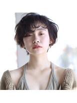 ヘアー アイス ルーチェ(HAIR ICI LUCE) ベージュ系カラー くせ毛風 お手入れ簡単スタイル