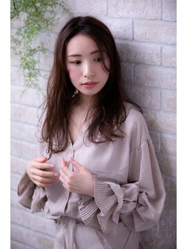 ヘアーアートシフォン 池袋西口店(Hair art chiffon) 3Ｄカラーオリーブアッシュ似合わせカットふわミディボブディ
