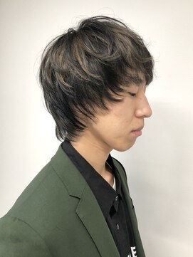 ニコフクオカヘアーメイク(NIKO Fukuoka Hair Make) 「NIKO」マッシュウルフハイライト