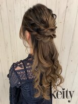 ケイティ(Keity)&nbsp;２本ねじりハーフアップ【TEL予約でお得】￥2300→￥2100