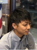 ツーブロックショート