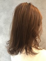 ヘアサロンM 新宿&nbsp;ミディアムヘア×オレンジカラー