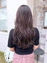 ニュワ(nyUwa)&nbsp;ラベンダーピンク × 抜け感ウェーブ