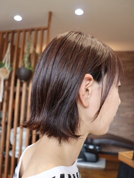 ヘア アトリエ マム(hair atelier mum) 切りっぱなしボブ
