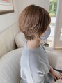 ヘアー ビジン(HAIR Bijin) 大人可愛いショートカット。透明感あるグレイカラーもおまかせ！