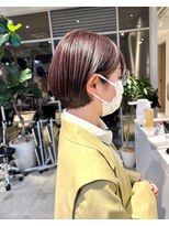 フィルムス 新宿(FILMS)&nbsp;斜めバング/グレージュカラー/デザインカラー/シルキーベージュ