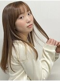 ツヤ髪ストレート