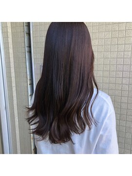 イツモノトコロ(kami to zakka) 【イツモノトコロ】ブリーチなしムラサキカラー♪