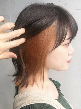 ゲーム 吉祥寺店(GAME) インナーカラーミルクティーブロンドベージュカラーダブルカラー