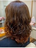 美髪パーマ+カット