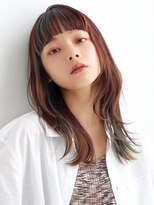 ラフィスヘアー ファン 池袋店(La fith hair fun)&nbsp;【La fith】くびれミディアム×オン眉