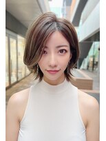 リークフー(Ree cu fuu)&nbsp;10代20代30代40代50代前髪　外ハネウルフヘアー　藤沢