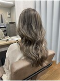 バレイヤージュ×ホワイトグレージュ【TELAHAIRユーカリが丘】