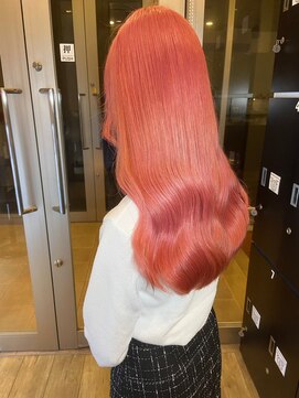 インク サカエ(inq sakae) ミルクティーベージュ　韓国ヘア　ブリーチカラー