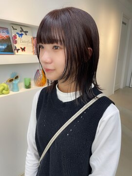 シカ(sica) layer bob × red brown