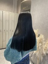 ジーナ 天神西通り(Zina) blue black × premium髪質改善トリートメント