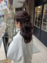 トータルビューティ ジェム バイ ヘアタイム(TOTAL BEAUTY gem by HAIR TIME)&nbsp;お呼ばれヘア ハーフアップアレンジ