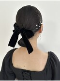 set / tight ribbon arrange