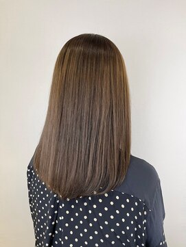 ヘアデザイン アンジェロカフェ(Hair Design Angelo cafe) グレージュカラー/ロングスタイル【20代30代40代】