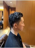 銀座　理容室　メンズビジネスショート